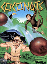 Coconuts Atari 2600 US box art